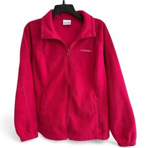 Columbia | Red Fleece Jacket EUC